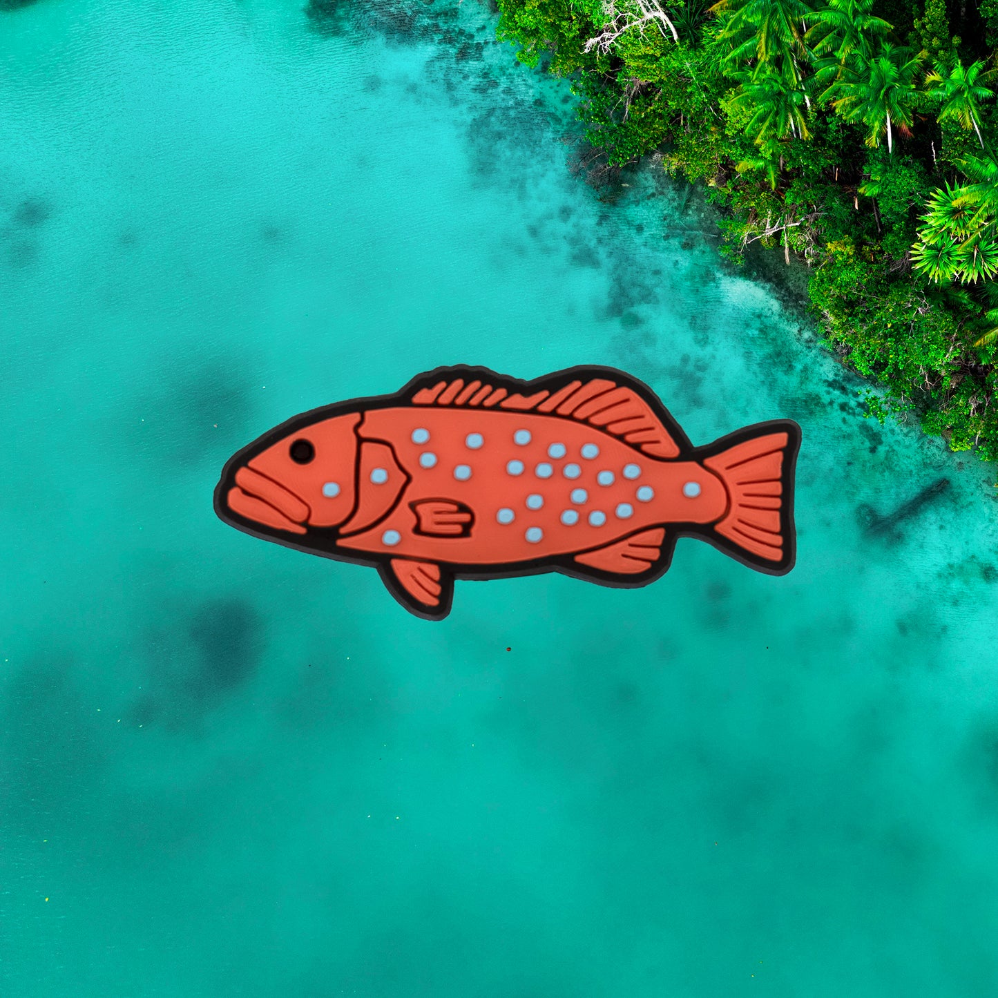 Common Coral Trout Shoe Charm